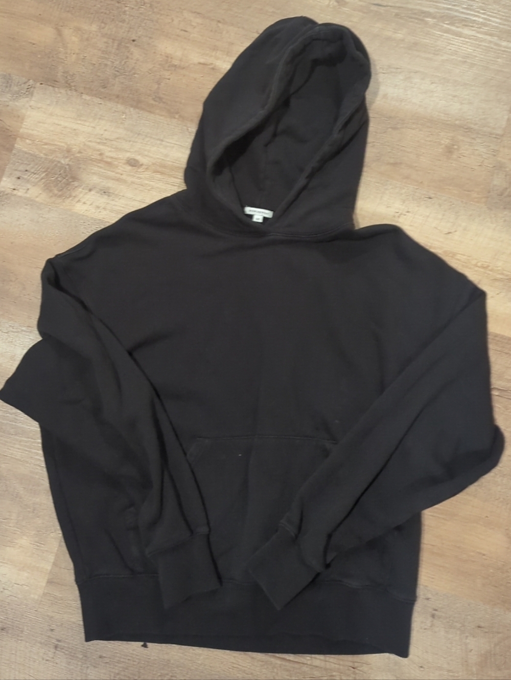 WeWoreWhat Black Women's L Oversized Hooded Sweatshirt